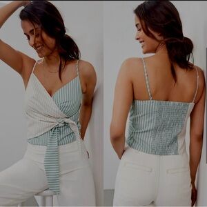 ANTHROPOLOGIE Wrap Tie Tank